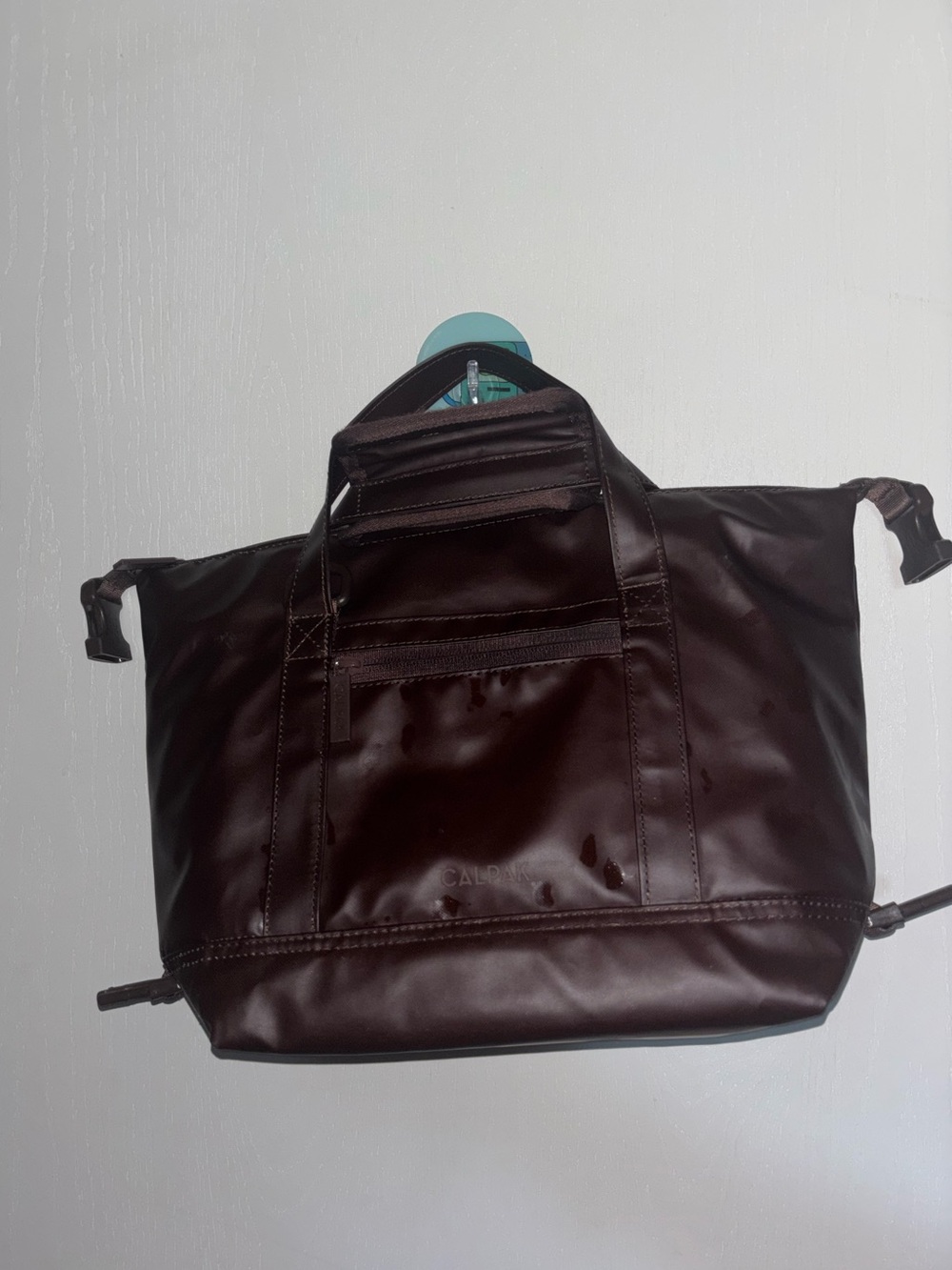 Calpak Men's Brown Messenger Tote Bag